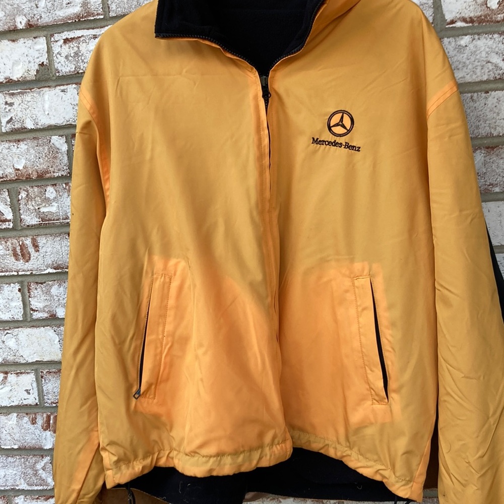 Mens windbreaker gold color